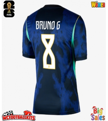 Brazil Bruno Guimaraes #8 Replica Away Stadium Shirt for Women World Cup 2026 Short Sleeve